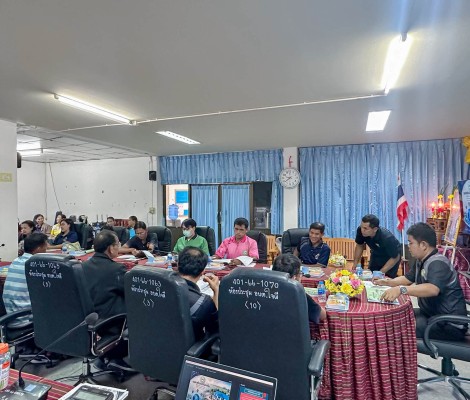 ประชุมคณะพัฒนา อบต.ใจดี ร่วมกับ ประชาคมท้องถิ่น (ระดับตำบล)