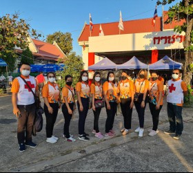 อบต.ใจดี ร่วมกิจกรรมเพื่อปฏิบัติหน้าที่ประจำร้านธารากาชาด ปี2565 จังหวัดศรีสะเกษ