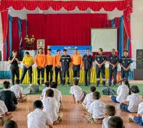 โครงการเสริมสร้างระบบจัดการความปลอดภัยทางถนนโดยชุมชนท้องถิ่นน่าอยู่กิจกรรมฝึกทักษะในการให้การช่วยเหลือเบื้องต้นกรณีเกิดภาวะฉุกเฉิน 
